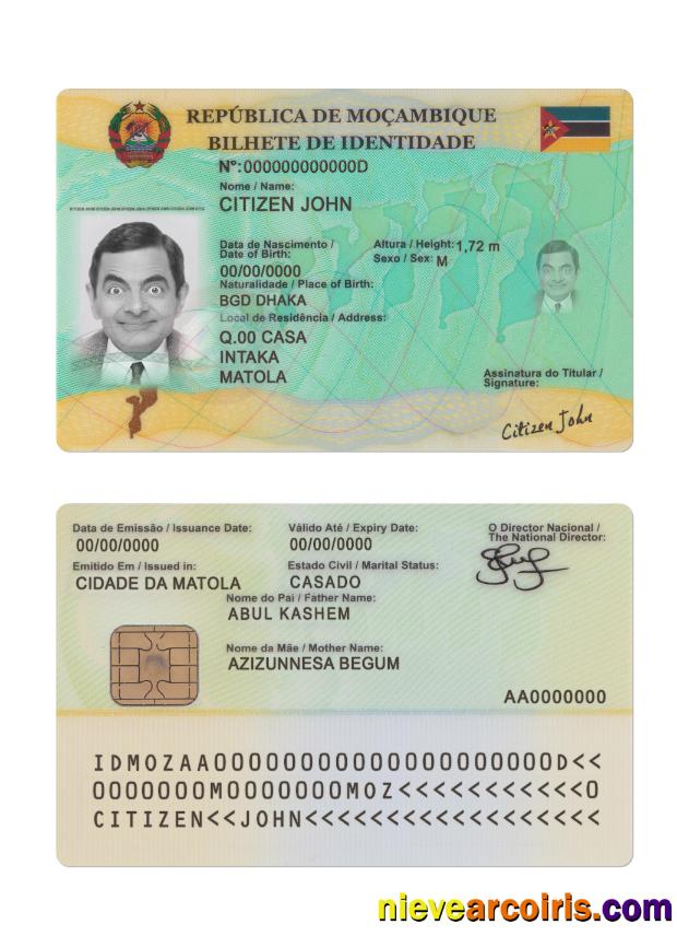 Mozambique ID version 2